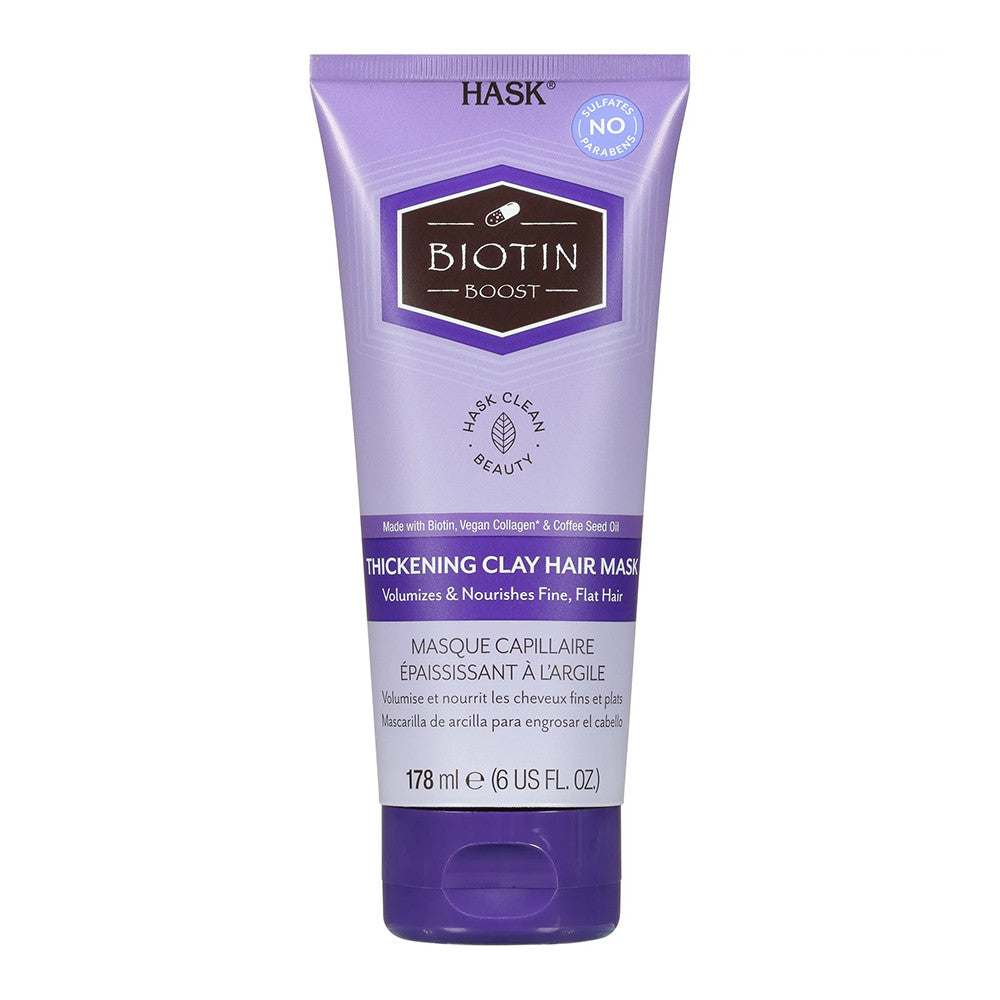 Hask Biotin Boost Thickening Clay Hair Mask, 6 Oz